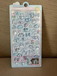 ボンボンドロップシール　みずいろボンボン　うさぎ
