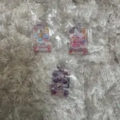アイカツ だれでもアイドル活動アクリルチャーム いちご　蘭 3点セット