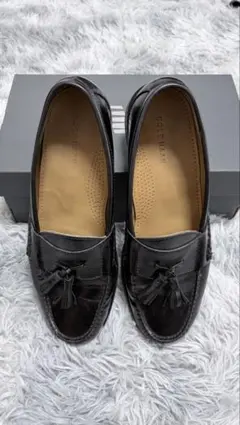 COLE HAAN タッセルローファー ブラック メンズのサムネイル