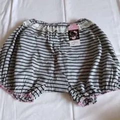 ハローキティ ストライプ柄かぼちゃパンツ