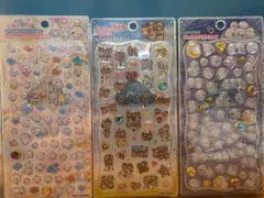 ジュエルプチドロップシール　あわわちゃん　ラブ友　シマエナガ