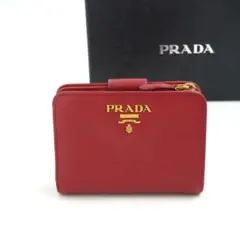 ✨新品未使用✨ PRADA ミニ財布 サフィアーノ アイコン ベルト - メルカリ