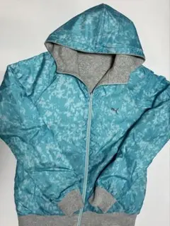 Puma リバーシブルフード付きジップアップパーカー