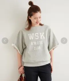 フレームワーク チャンピオン別注HALF SLEEVE SWEAT SHIRTS