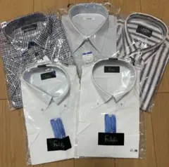 メンズLサイズ　ワイシャツ　半袖　長袖　5枚セット