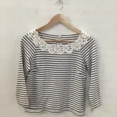 値下◎5.25◎A37◎レッセパッセ◎長袖カットソー◎ボーダー◎38のサムネイル