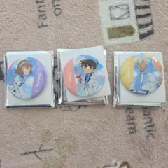 名探偵コナン　トレーディング缶バッジ　灰原哀　江戸川コナン　降谷零