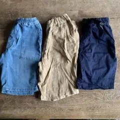 BREEZEハーフパンツ 未使用品3点セット ウエストゴム 140サイズ