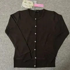 新品　SPIGA カーディガン Mサイズ　イミテーションパールネックレス付きのサムネイル