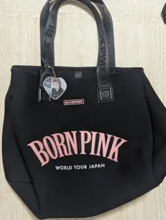 【新品】BLACKPINK ☆BORN PINK ミニトートバッグ 公式グッズ BLACKPINK ミニトートバッグ BORN PINK グッズ ブラックピンク 京セラ