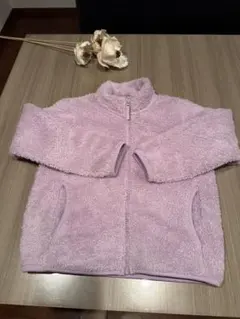 薄紫 フリースジャケット サイズ130