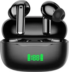 イヤホン Bluetooth ワイヤレスイヤホン 2つのシリコンマイク搭載 AI