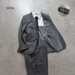 REDA メンズ スーツ セットアップ チェック柄 イタリア製生地 - メルカリ