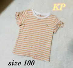 ◾️Tシャツ◾️ニットプランナー◾️100◾️ボーダー◾️リボン