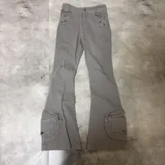 Double Pinch Y2K フレアカーゴパンツ グランジ 平成 00s