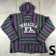 メキシカンパーカー　PENSACOLA FL BEACH フード付　Sサイズ
