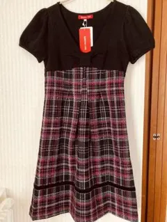 ワンピース　新品　ウール混紡　7号 アプワイザー・リッシュ　品質表示付