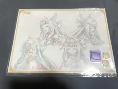 原神fes フェス vipチケット 特典PVCデスクマット 原画 コロンビーナ