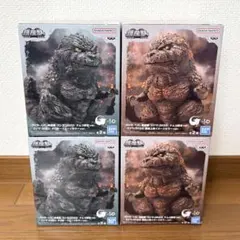 ゴジラ-1.0 鎮座獣 ゴジラ2023 ナムコ限定　フィギュア　4個セット