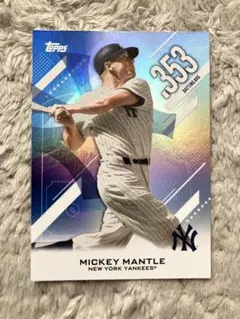 Topps MLB 1956 Leaders Mickey Mantle