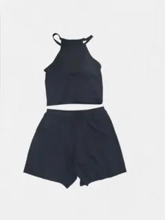 ブラック　タンキニ　３点セットのサムネイル