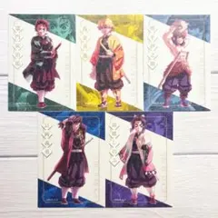 鬼滅の刃 DINING お楽しみくじ 北九州限定 再現ミニステッカー①