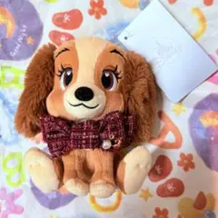 レディ ぬいぐるみキーホルダー LADY AND THE TRAMP 70周年 - メルカリ