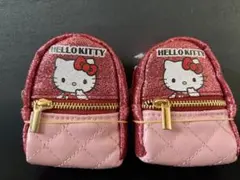 ハローキティ　スカーフ付き キラキラ チャームリュック