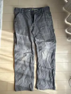 Carhart ダブルニー　グレー