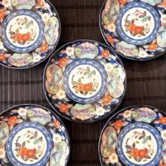 【未使用】有田焼　龍峯窯　祥瑞花丸紋　結びふみ型　銘々皿　5枚セット 2026年最新】龍峯窯の人気アイテム - メルカリ