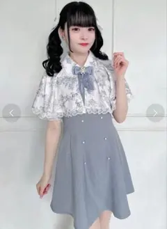 ROJITA 半袖 ミニワンピース グレー