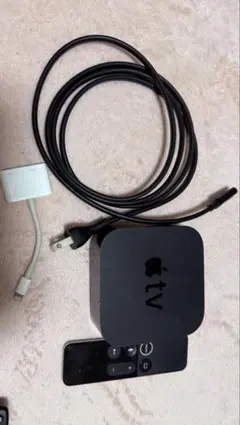 Apple TV 本体 箱付き リモコン ケーブルセットのサムネイル