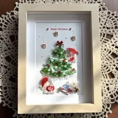 シーグラスアート❁可愛いクリスマス❁