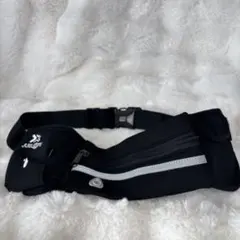 ランニング用ウエストポーチ　ブラック