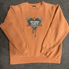 90 00s STUSSY スウェット brown large 43 90年代 90s ステューシー 茶色 ブラウン アメリカ製 スケート