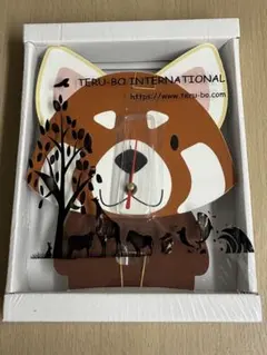 ANIMALIFE アニマル振子時計 レッサーパンダ PCA-LP 電池式
