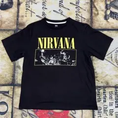 NIRVANA ニルヴァーナ バンドTシャツ ブラック 2021 カートコバーンのサムネイル