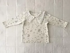 Birthday Cottoli 長袖カットソー 襟付き アイボリー 80サイズ