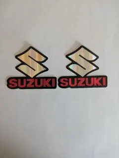 SUZUKI 2枚組S02R立体加工ステッカーPVC防水スズキ