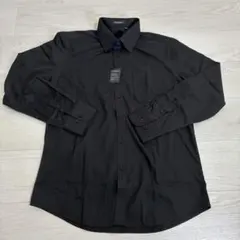 【未使用】黒 フォーマルシャツ Mサイズ 39