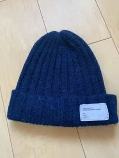 【未使用】URBAN RESEARCH DOORS ニットキャップ　ブルーのサムネイル