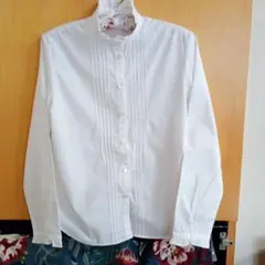 白Yシャツ（長袖Mのサムネイル
