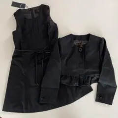 コムサデモード 120cm ブラック ジャンパースカートスーツ フォーマル