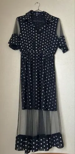 SPIGA ワンピース ドット シースルーのサムネイル