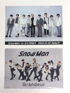 Snow Man vs SixTONES クリアファイル2枚セット