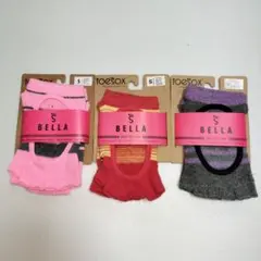 toesox BELL ヨガソックス 3足セット