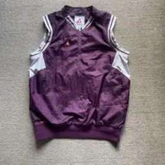 le coq sportif ルコック スポルティフ 紫　ナイロン　ベスト　M