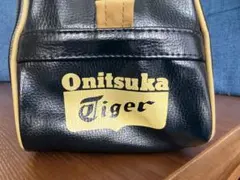 オニツカタイガー ボストンバッグ 黒白 大容量 - メルカリ