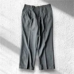 【ニューヨーカー】スラックス 毛混 センタープレス ポケット有 日本製 Fのサムネイル