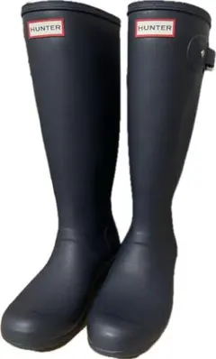 HUNTER ORIGINAL TALL レインブーツ　ネイビー　24cm 長靴